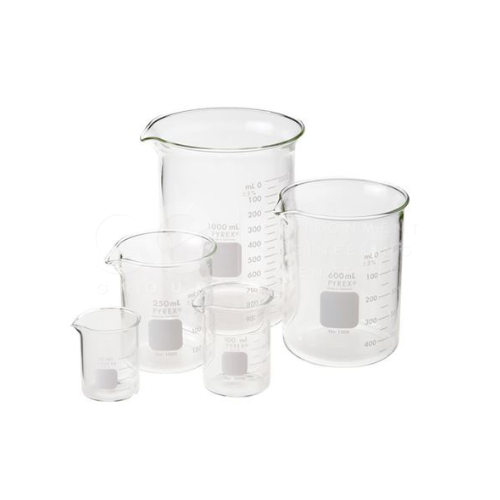 PYREX® Beakers, Low Form, Single Scale